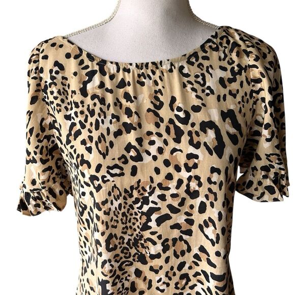 SEED Heritage Animal Leopard Print Top Sz6 New - Picture 2 of 9